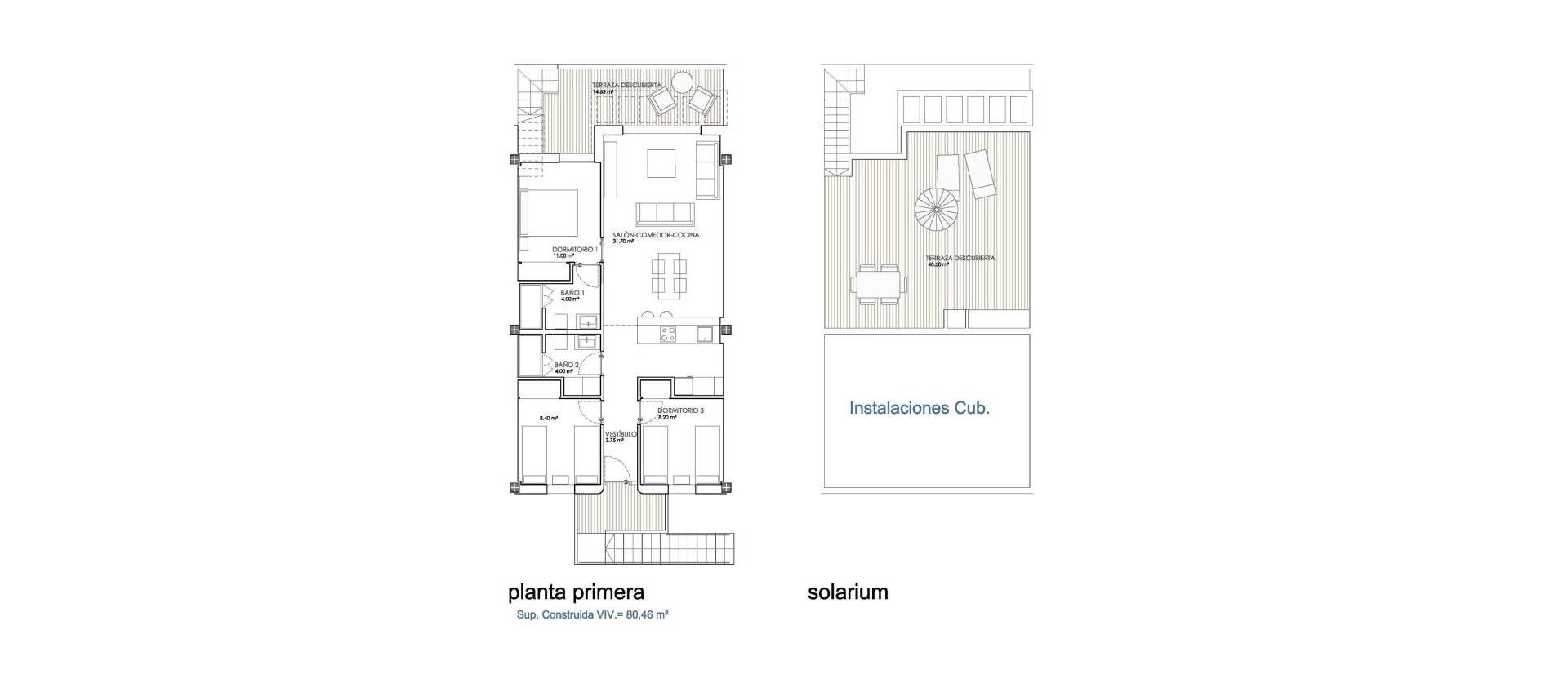New Build - Top Floor Bungalow - Bigastro - Loma Alta