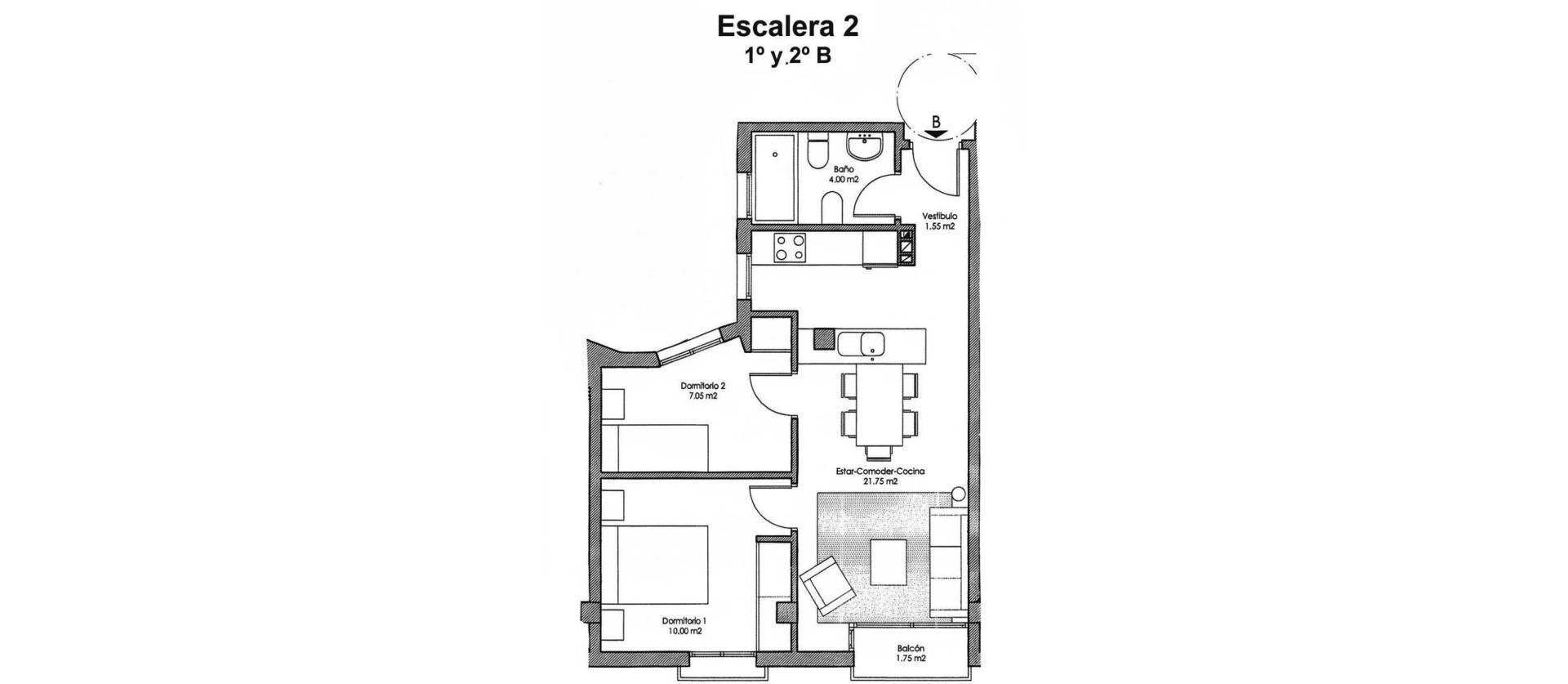 New Build - Apartment - Avileses - pueblo