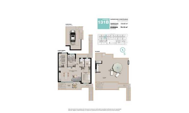 New Build - Top Floor Bungalow - Pilar de la Horadada - Torre de la Horadada