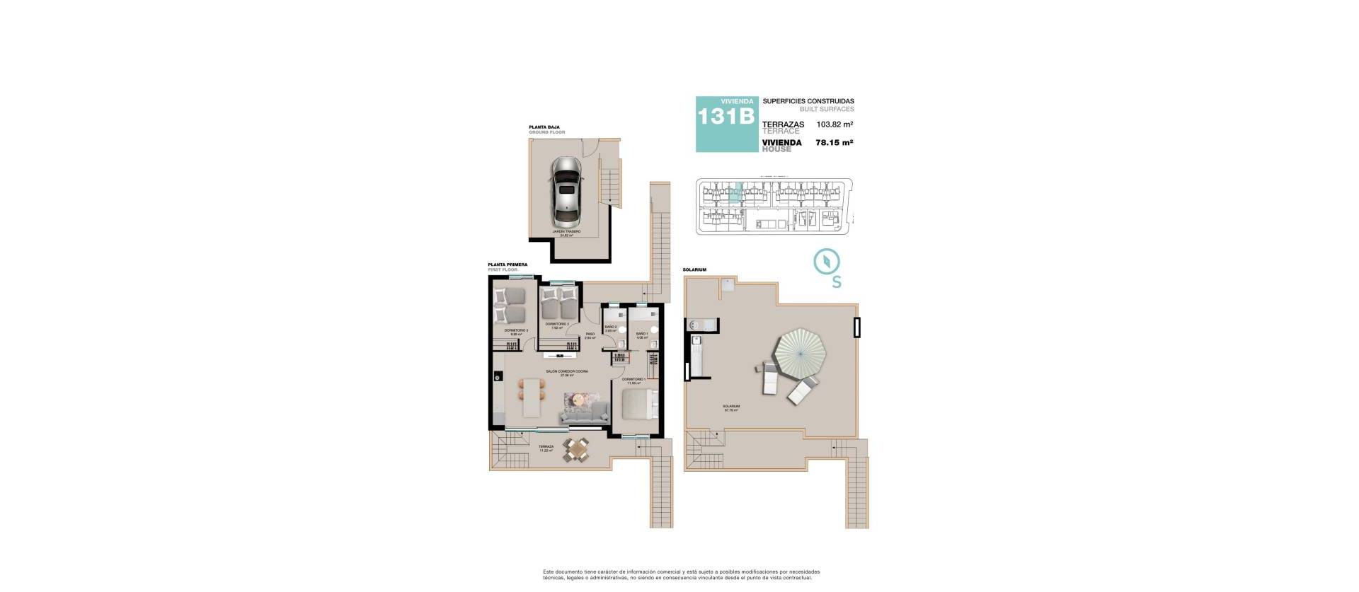 New Build - Top Floor Bungalow - Pilar de la Horadada - Torre de la Horadada