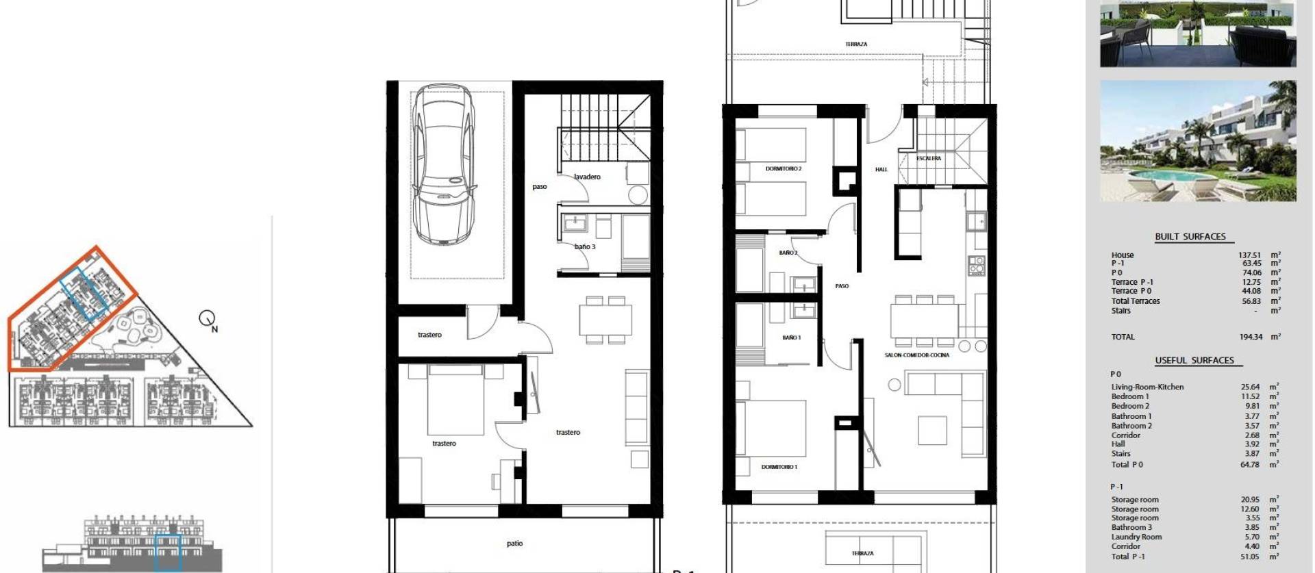 New Build - Ground Floor Bungalow - Torrevieja - Lago Jardín II