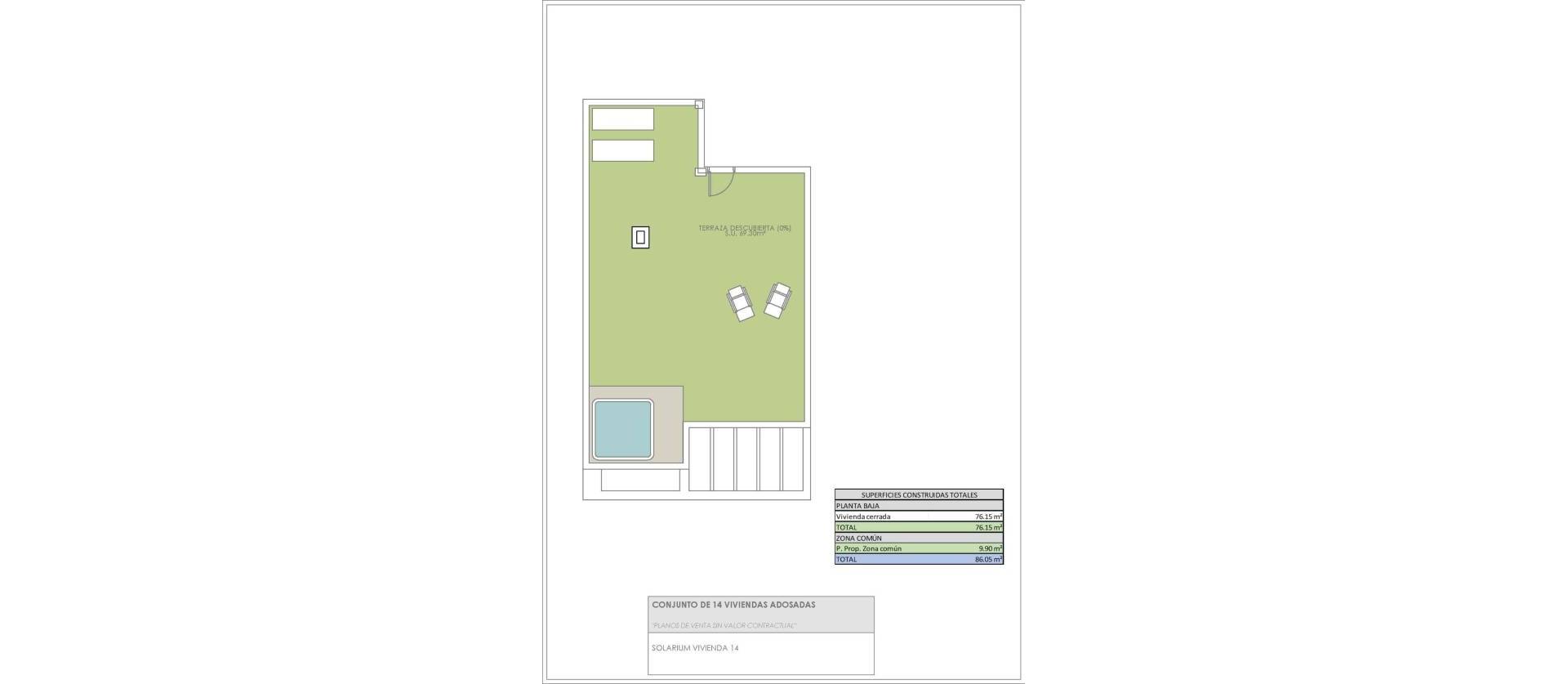 New Build - Top Floor Bungalow - Rojales - Pueblo