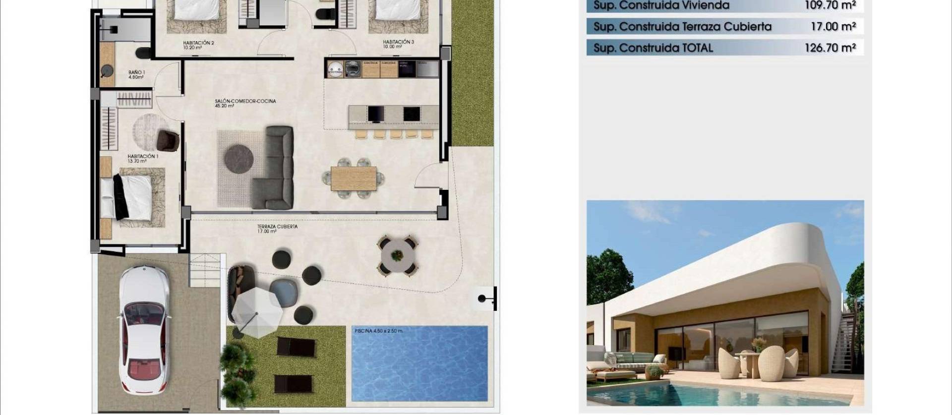 New Build - Semi Detached - Dolores - Pueblo