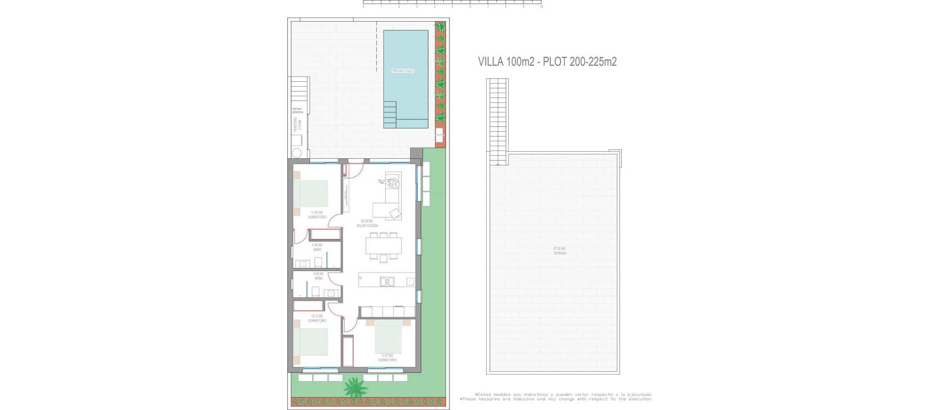 New Build - Semidetached - San Javier - Parque del doce