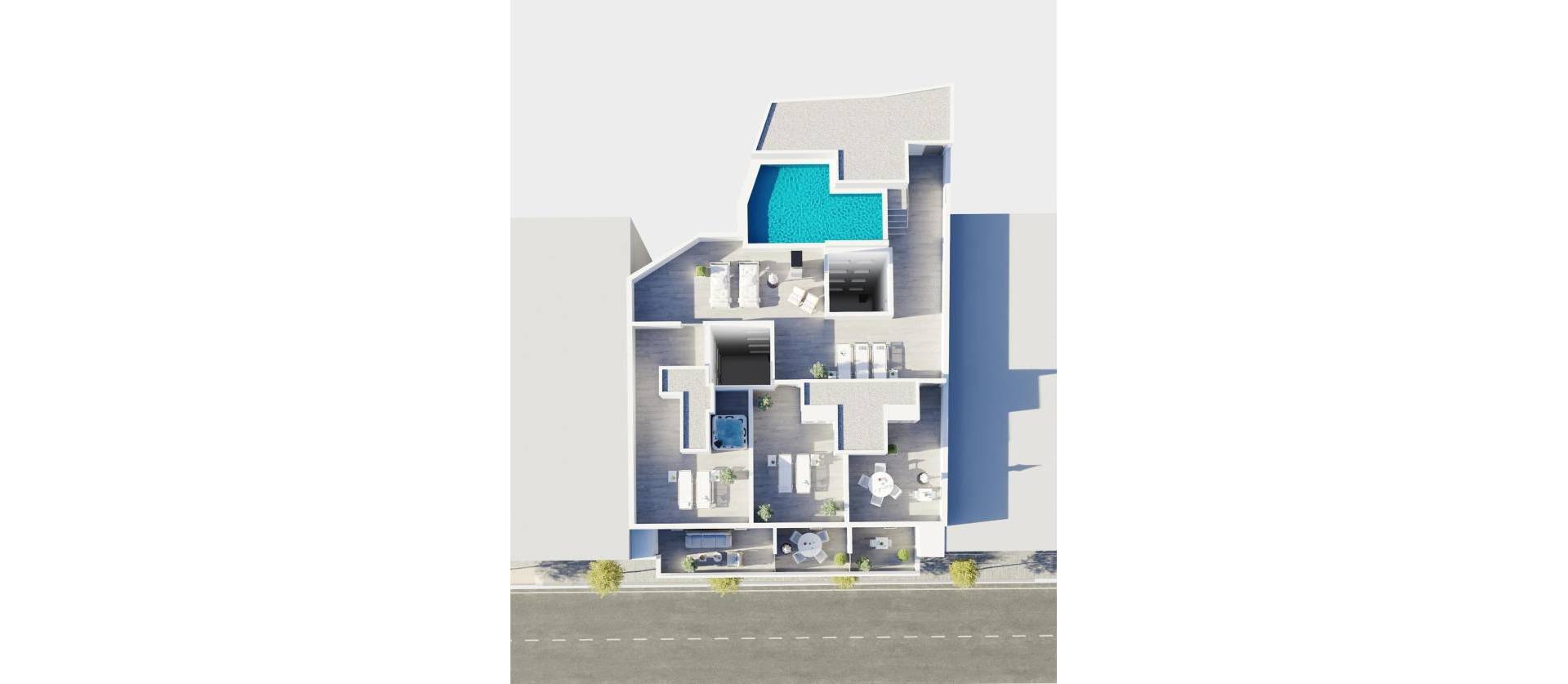 Nieuwbouw projecten - Appartment - Torrevieja - Center