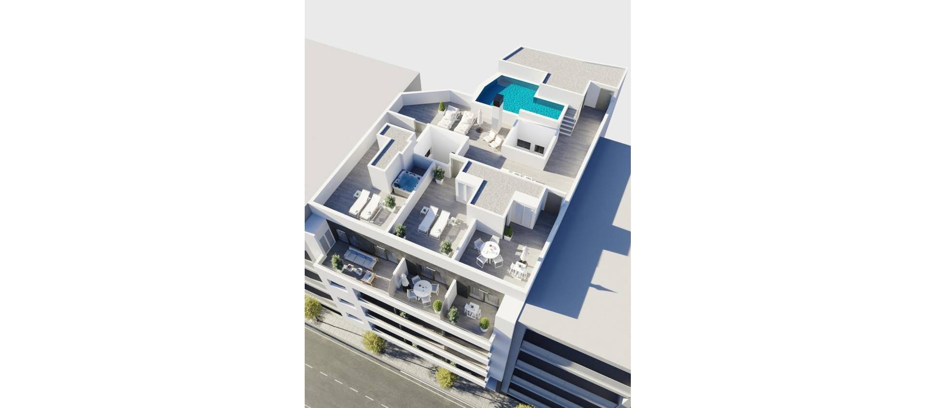 Nieuwbouw projecten - Appartment - Torrevieja - Center