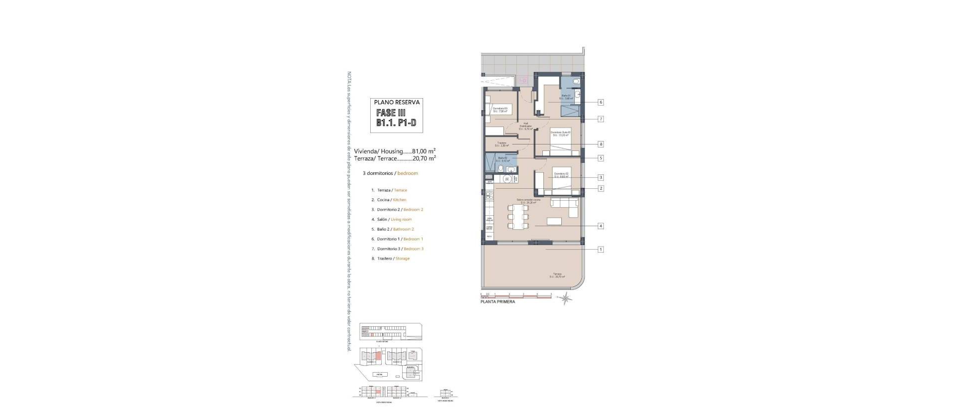 New Build - Apartment - Los Alcázares - La Serena Golf