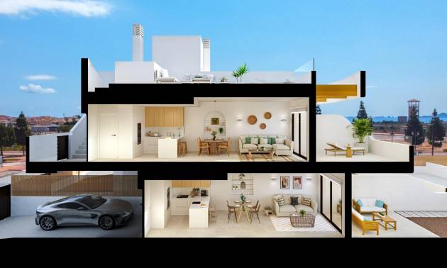 New Build - Apartment - Los Alcázares - Serena Golf