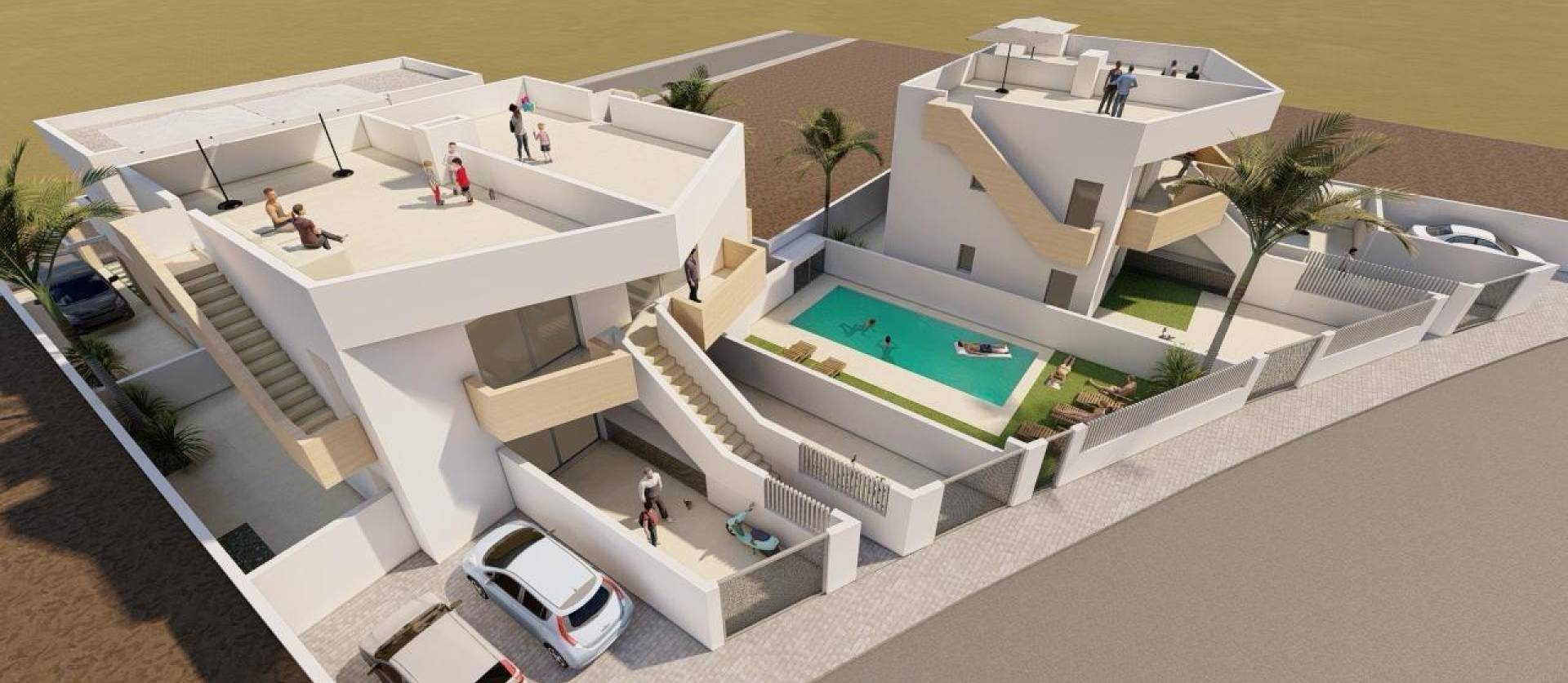 Nieuwbouw projecten -  - Puerto De Mazarron - Mar De Plata