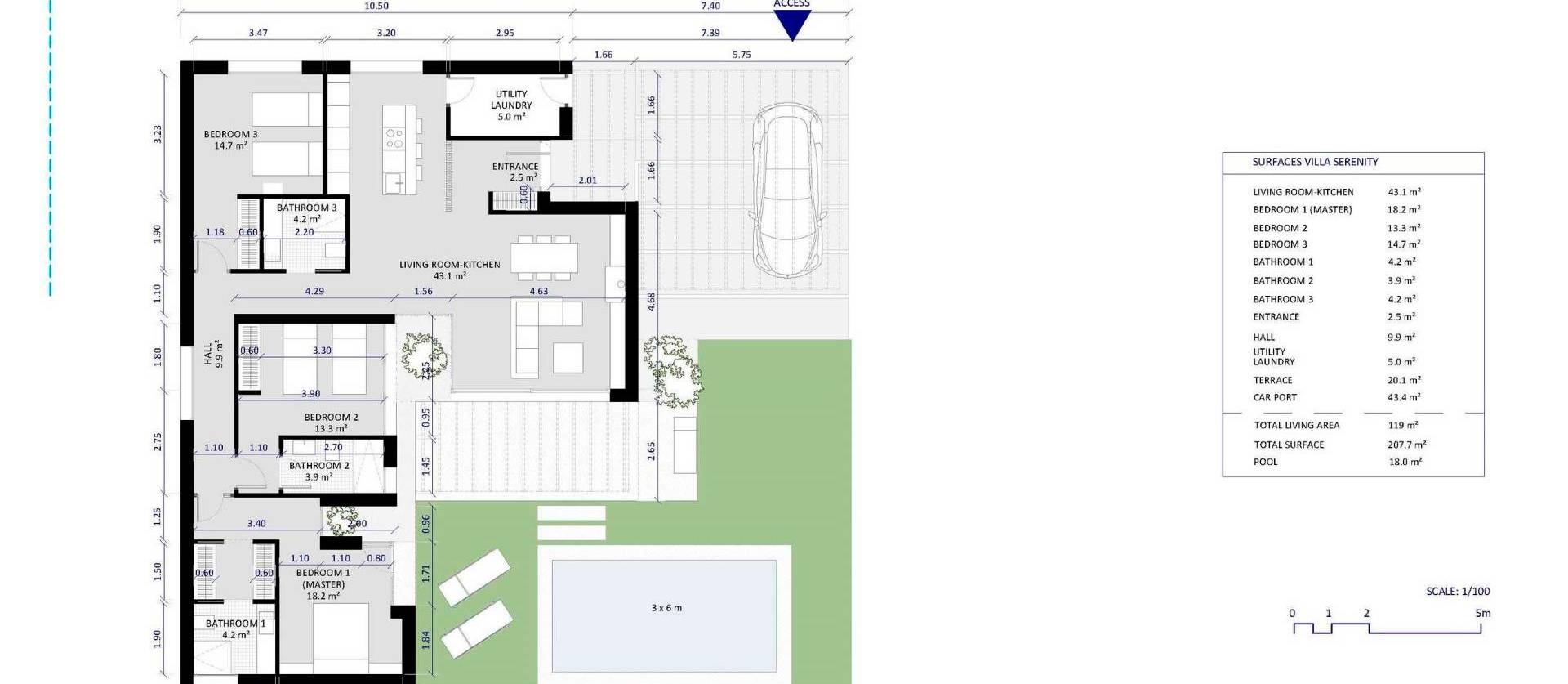 New Build - Villa - Baños y Mendigo - Altaona Golf