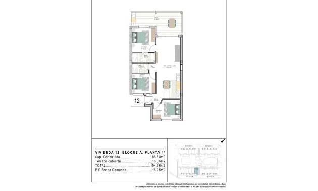 New Build - Apartment - Torre Pacheco - San Cayetano