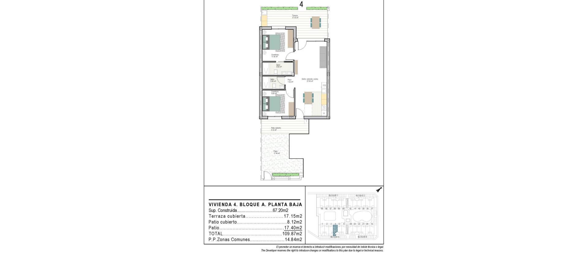 New Build - Apartment - Torre Pacheco - San Cayetano