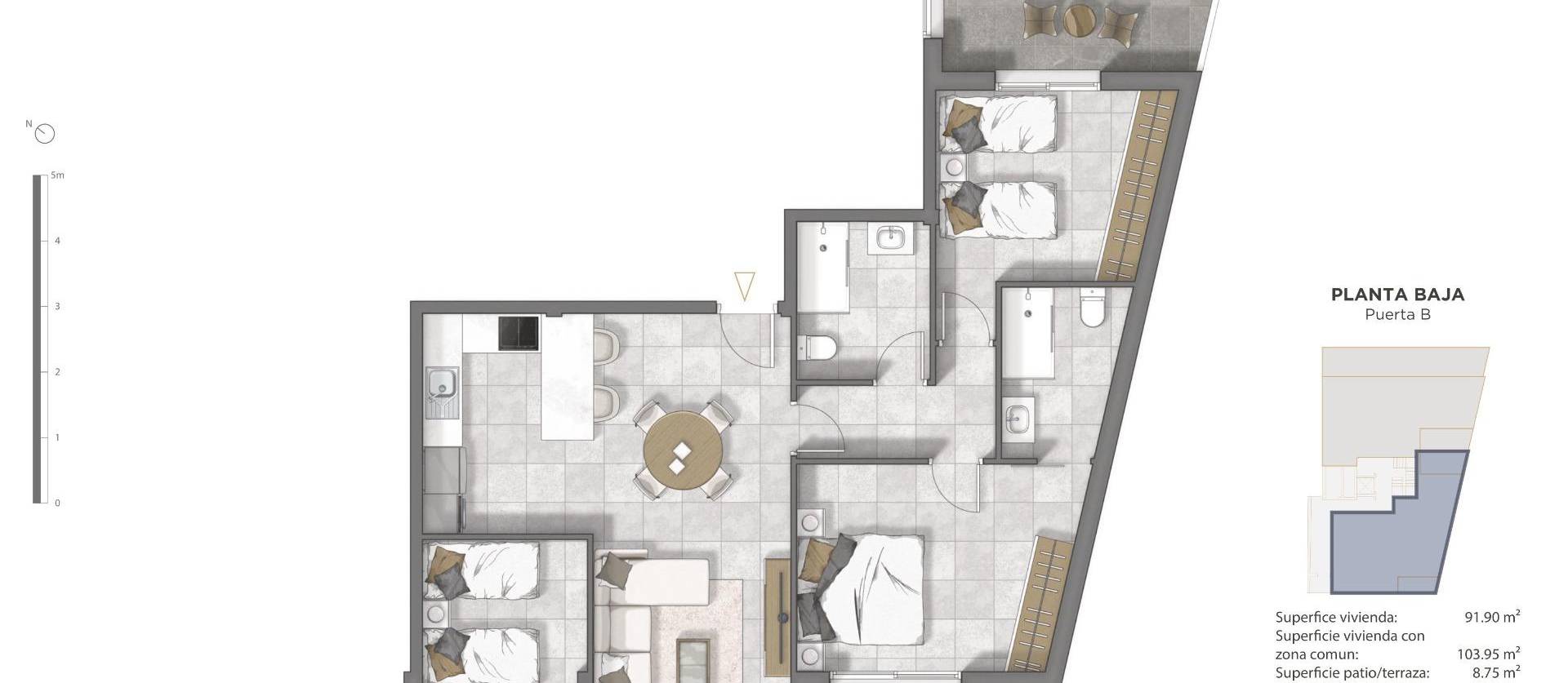 New Build - Apartment - Guardamar del Segura - Pueblo