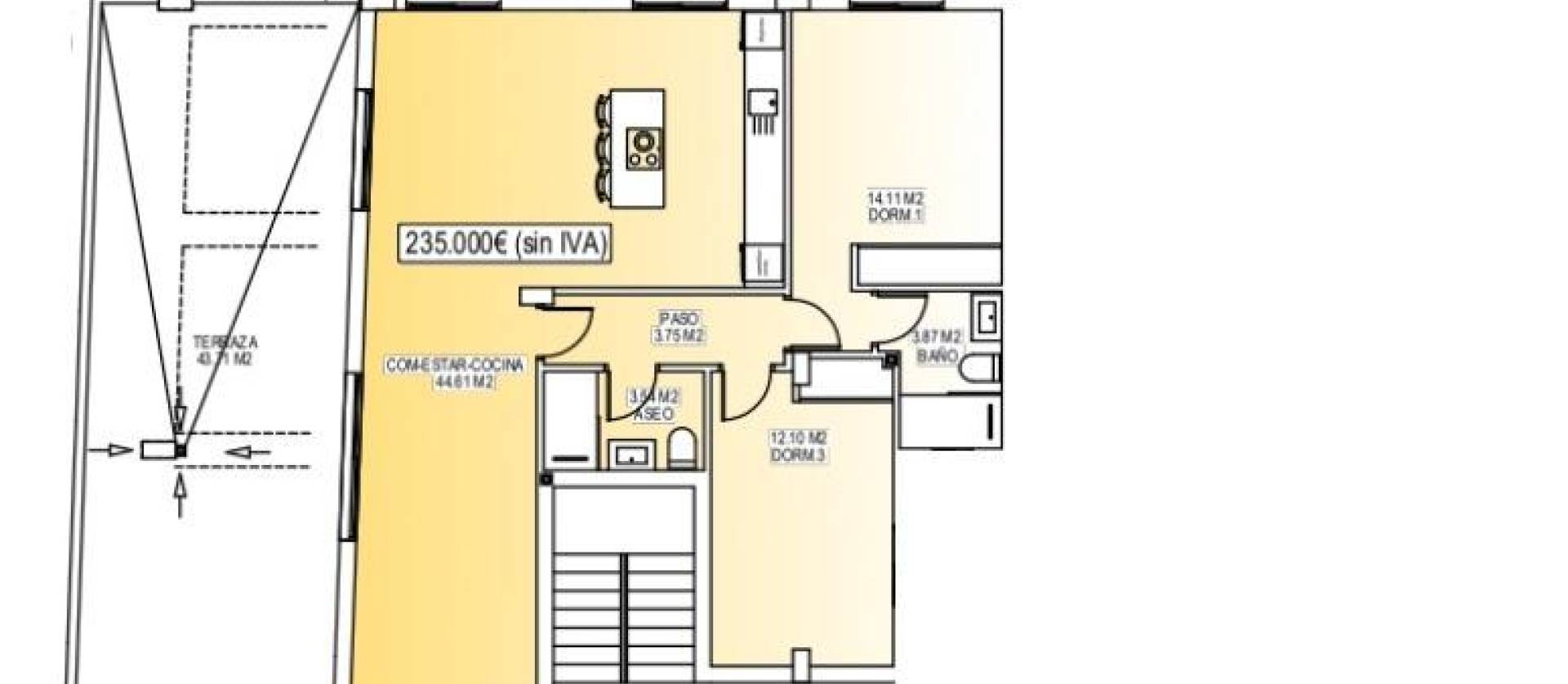 Nieuwbouw projecten - Appartment - San Miguel de Salinas - Pueblo