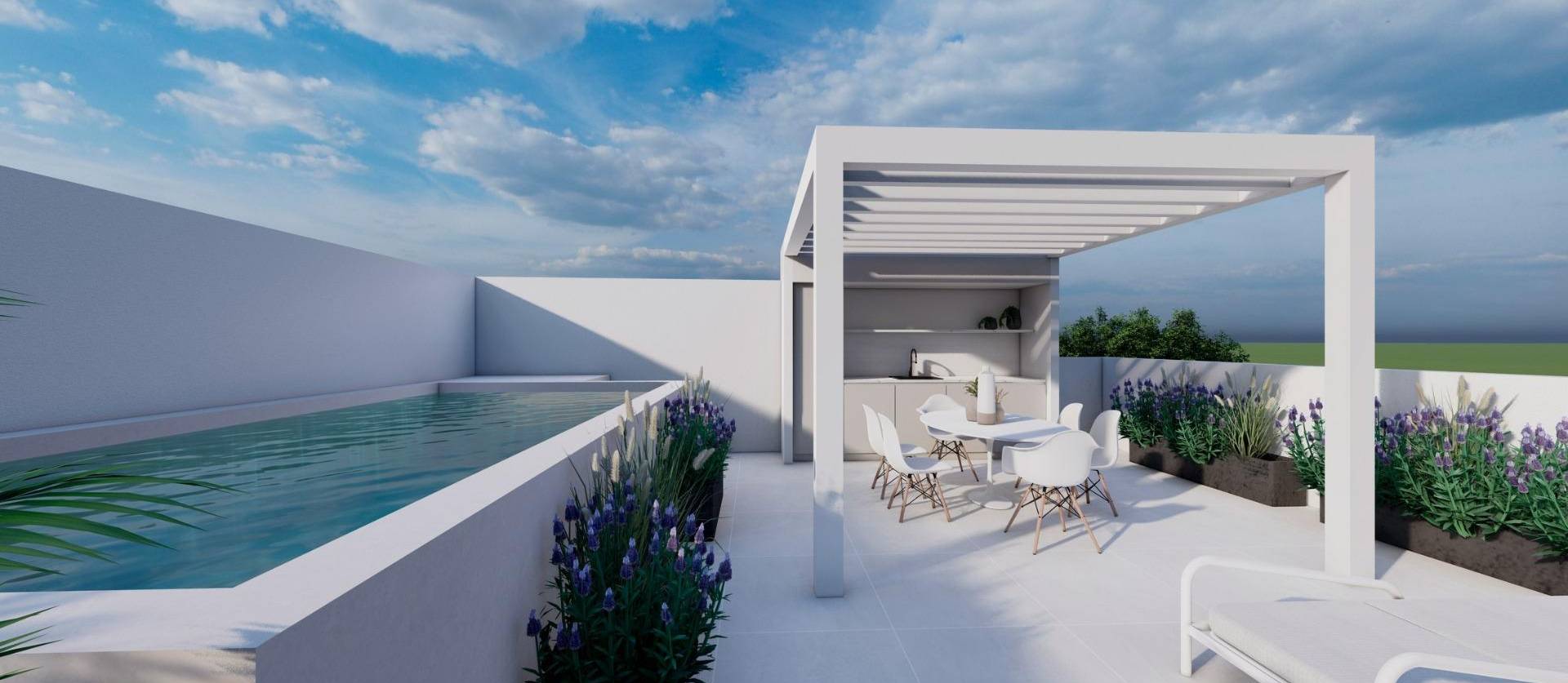 New Build - Top Floor Bungalow - Pilar de la Horadada - pueblo