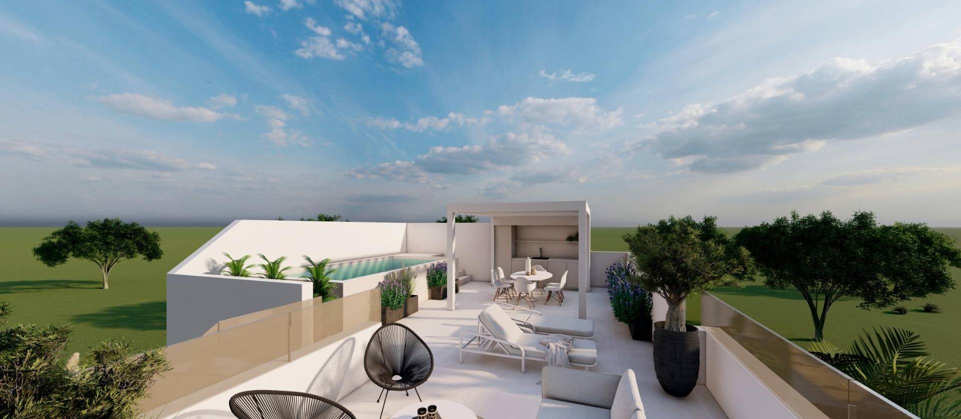 New Build - Top Floor Bungalow - Pilar de la Horadada - pueblo