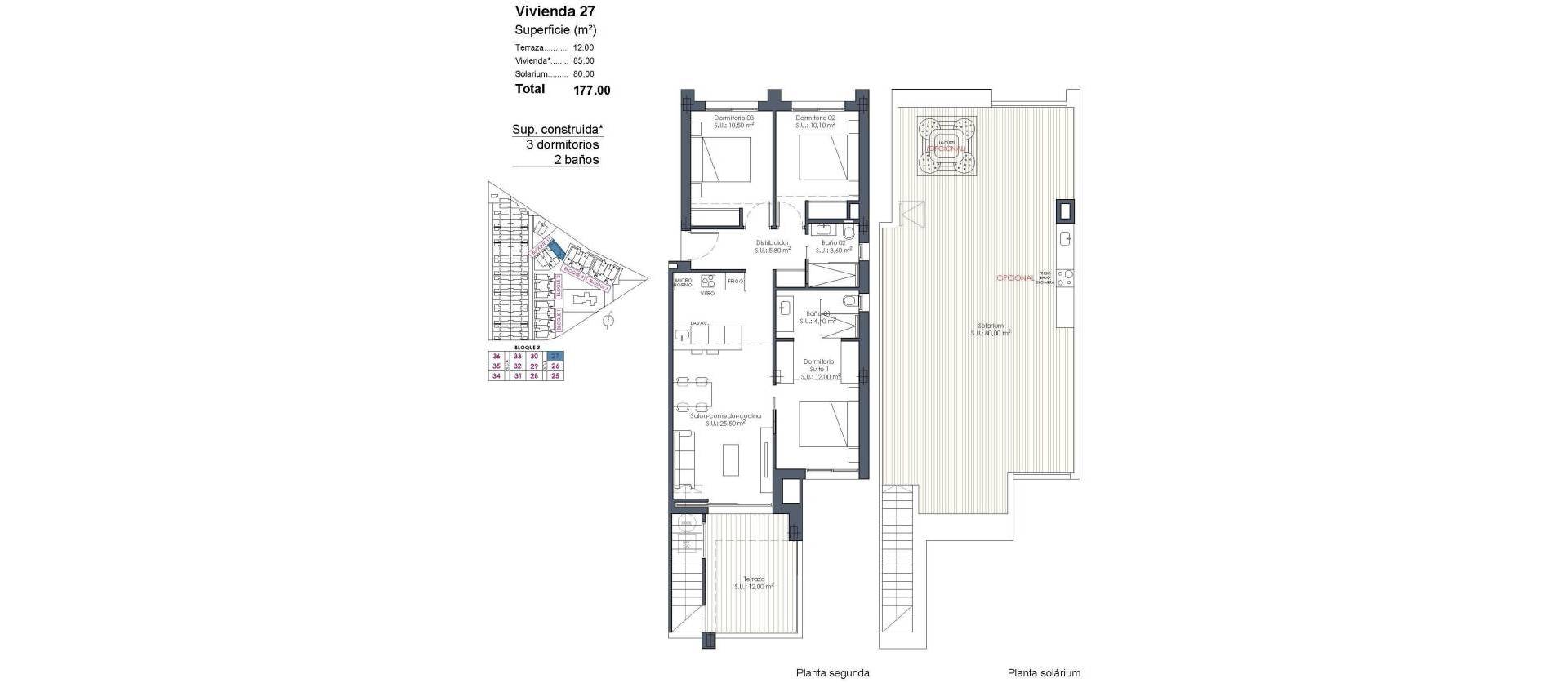 New Build - Apartment - Los Alcázares - Serena Golf