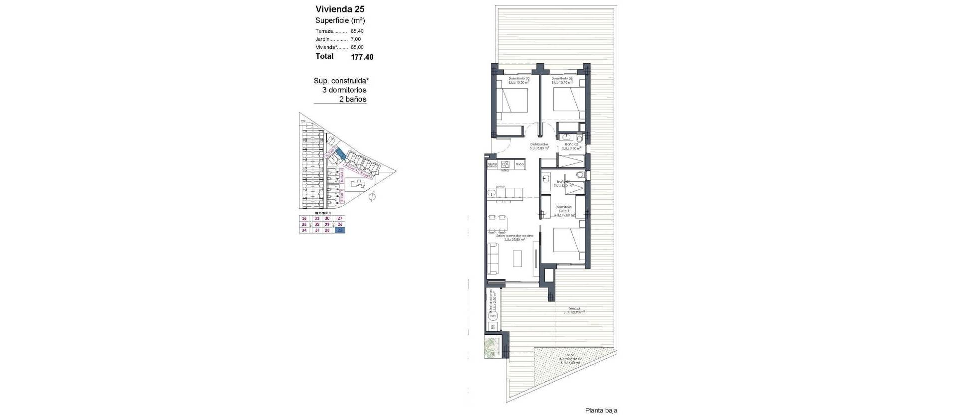 New Build - Apartment - Los Alcázares - Serena Golf