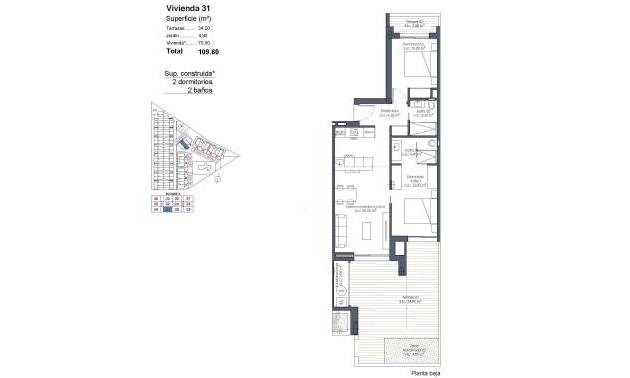 New Build - Apartment - Los Alcázares - Serena Golf