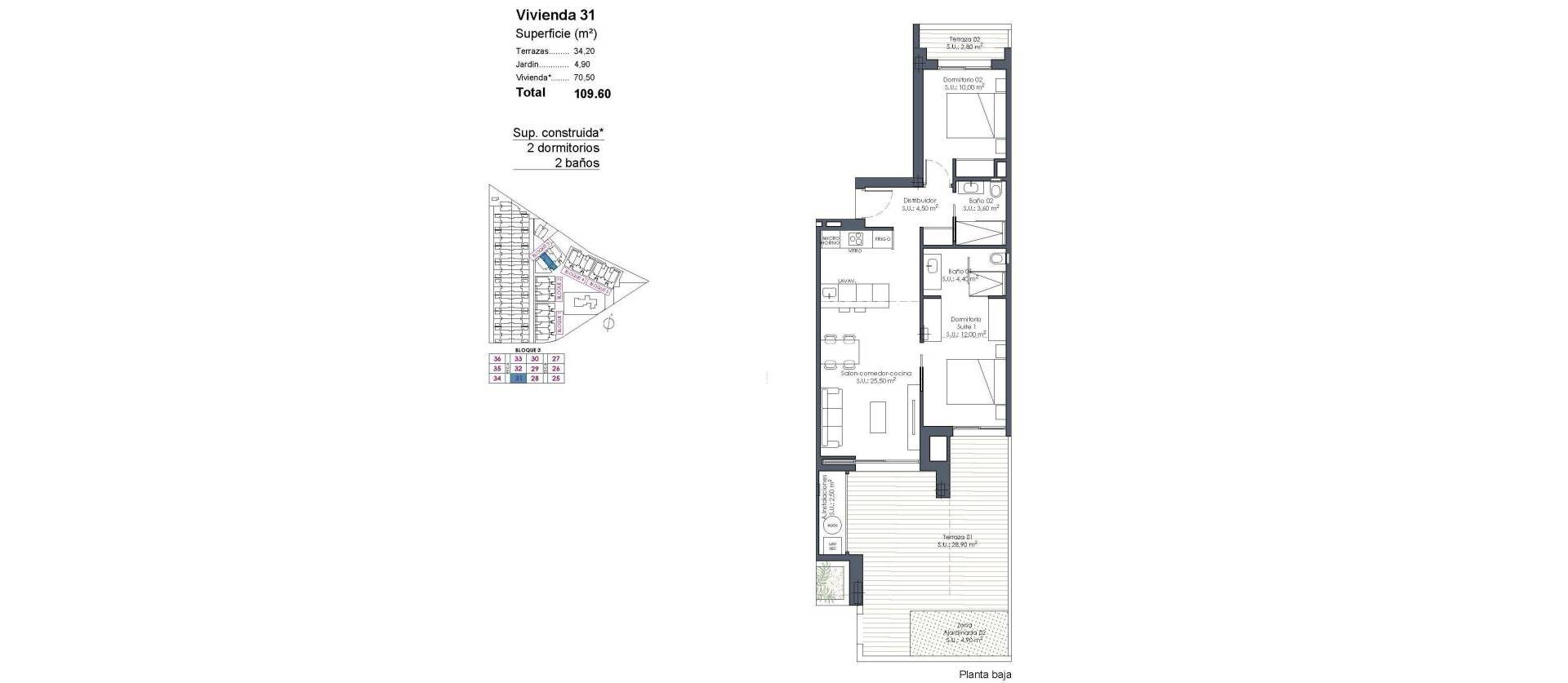 New Build - Apartment - Los Alcázares - Serena Golf