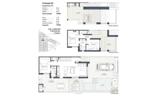 Nueva construcción  - Semi Detached - Los Alcázares - Serena Golf