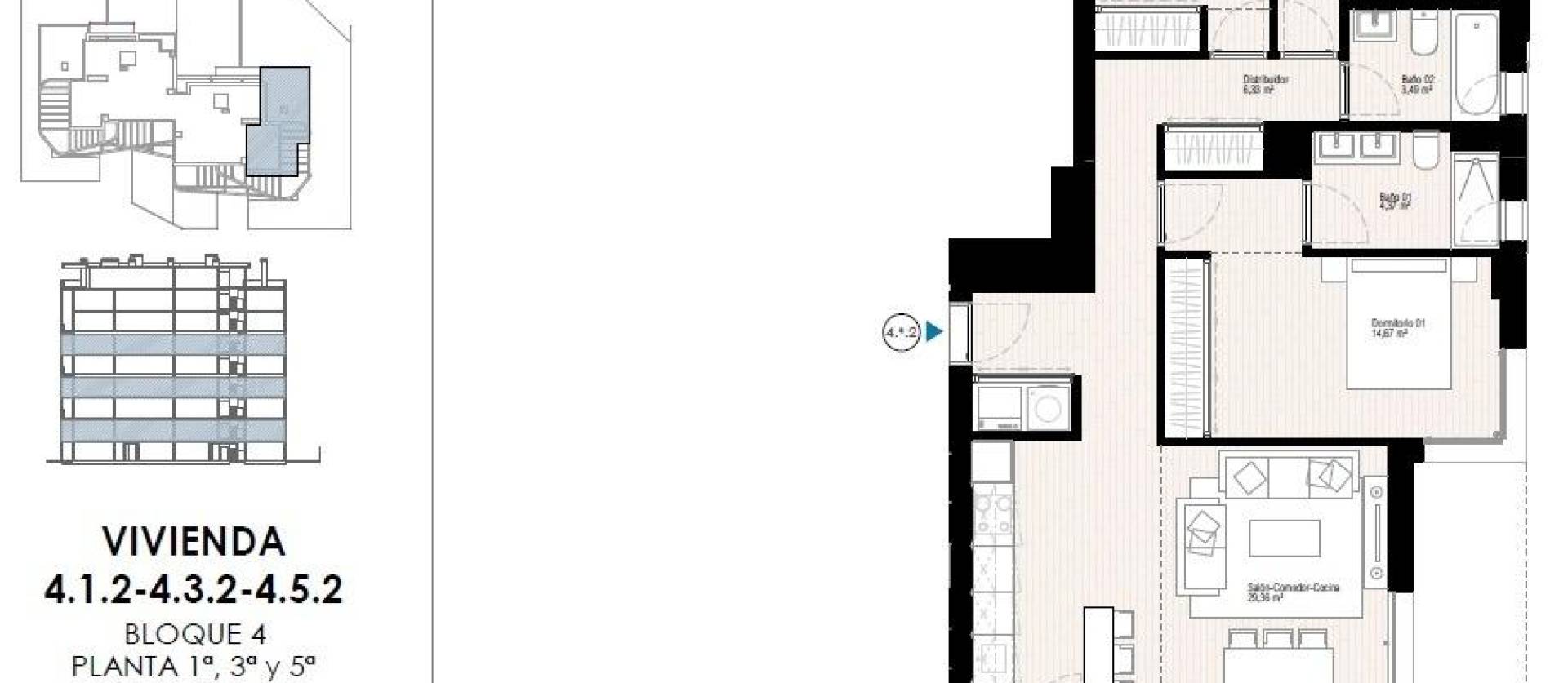 Nieuwbouw projecten - Appartment - Villajoyosa - Playa del Torres