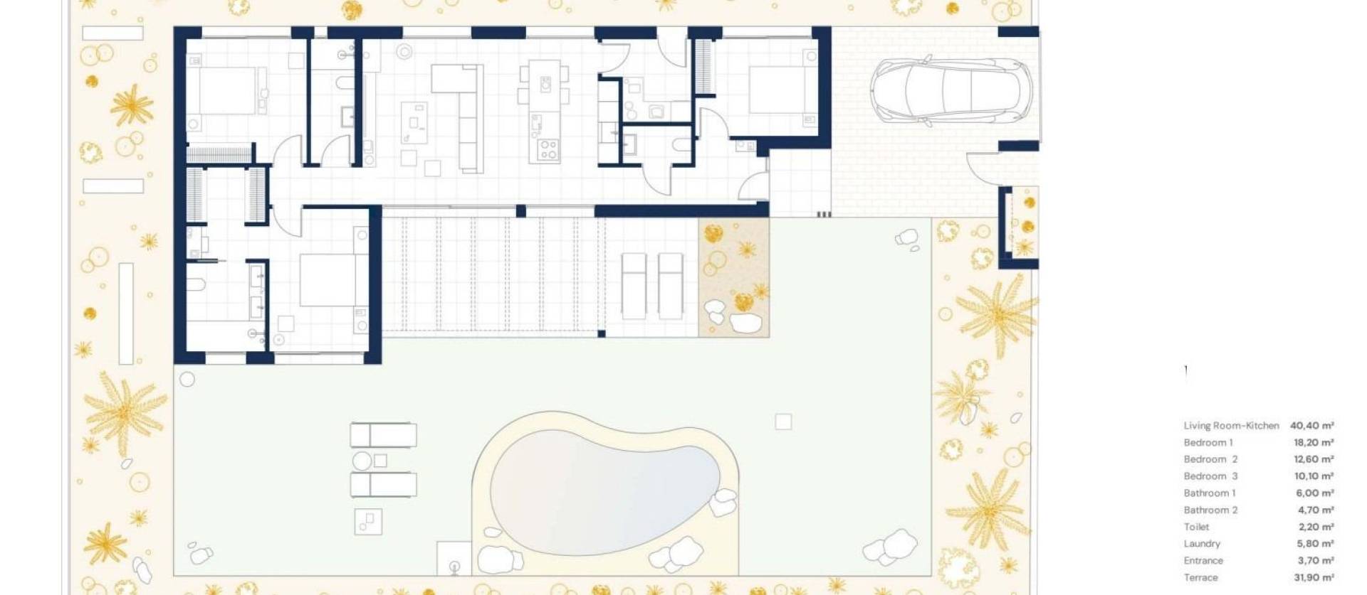 Nouvelle construction - Villa - Baños y Mendigo - Altaona Golf