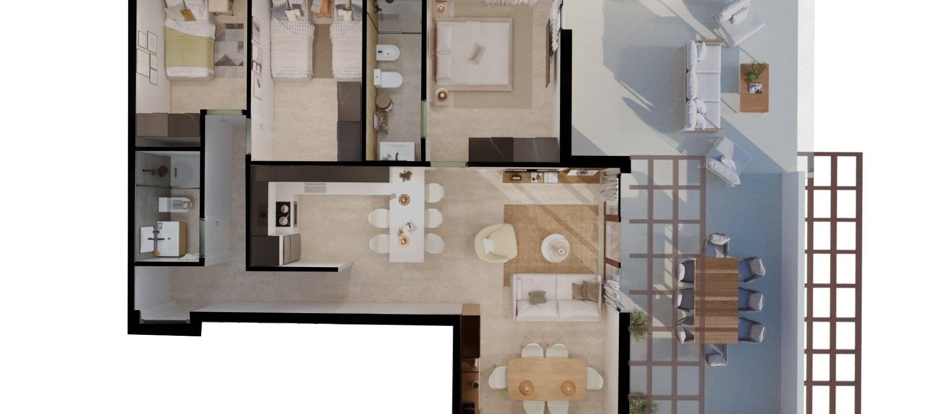 Nieuwbouw projecten - Appartment - Vera - Vera Playa