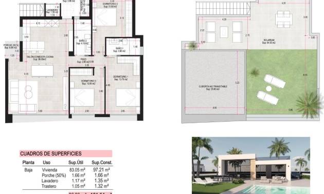 Nieuwbouw projecten - Villa - Alhama de Murcia - Condado de Alhama