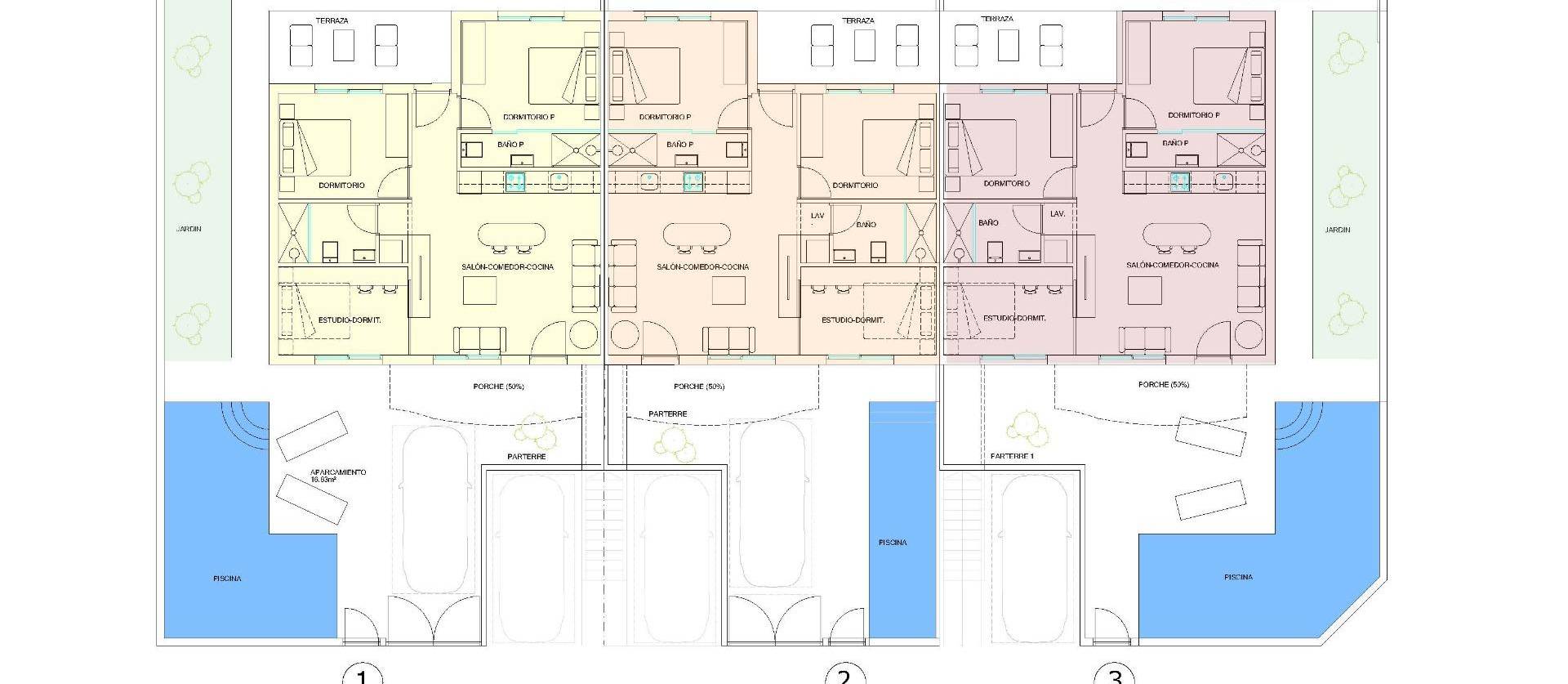 New Build - Bungalow - Pilar de la Horadada - parques de Andromeda