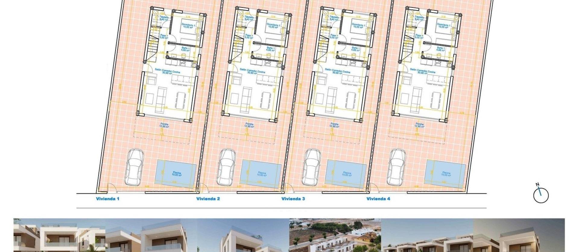 Nueva construcción  - Villa - Pilar de la Horadada - pueblo