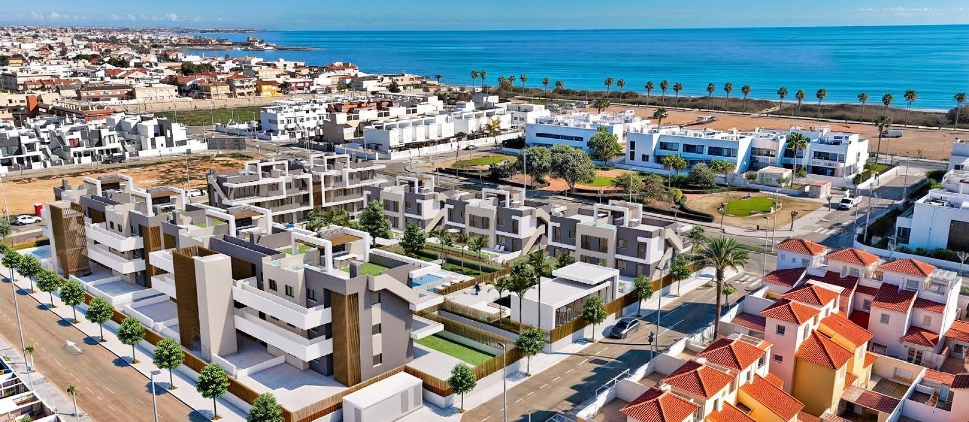Nieuwbouw projecten - Appartment - Pilar de la Horadada - Playa de las Higuericas