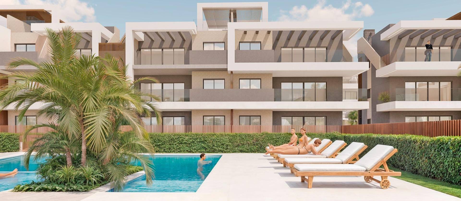 Nieuwbouw projecten - Appartment - Pilar de la Horadada - Playa de las Higuericas