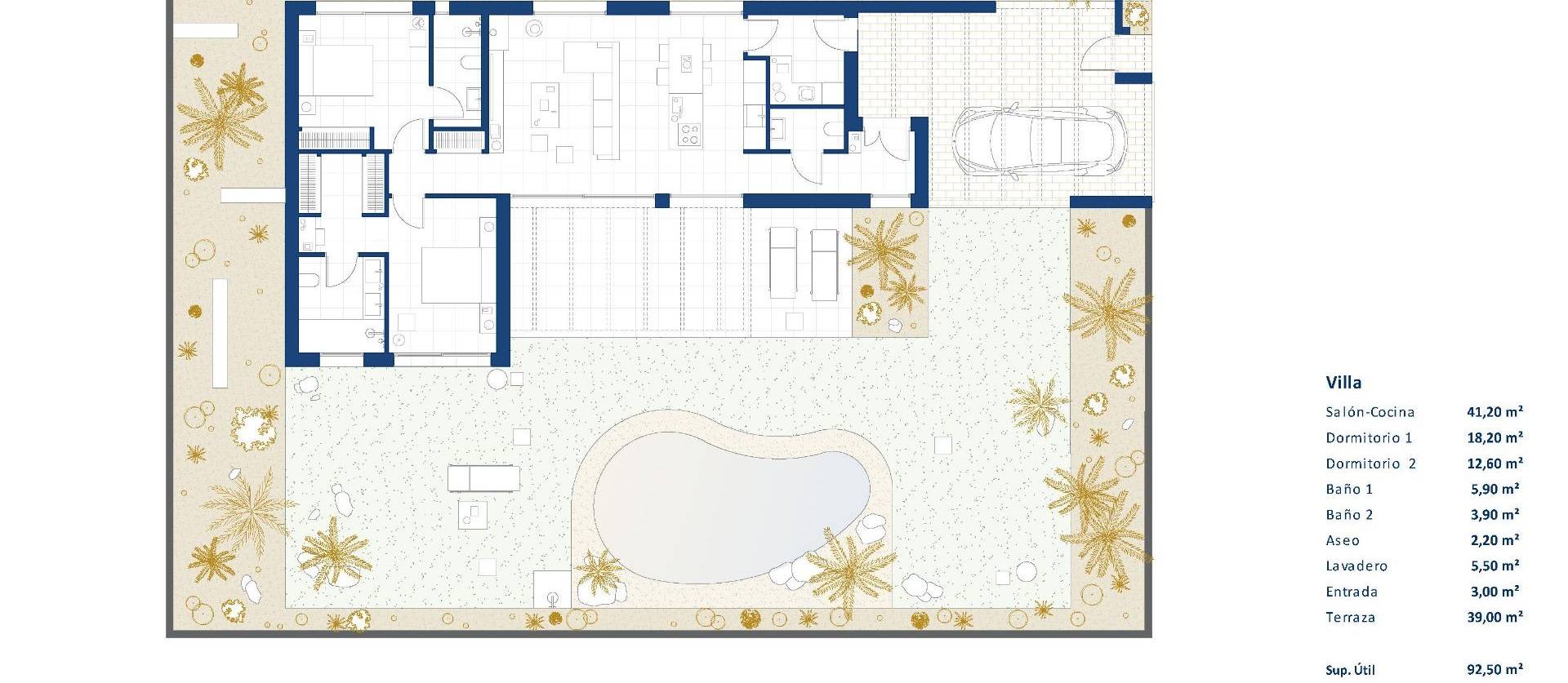 Nouvelle construction - Villa - Baños y Mendigo - Altaona Golf