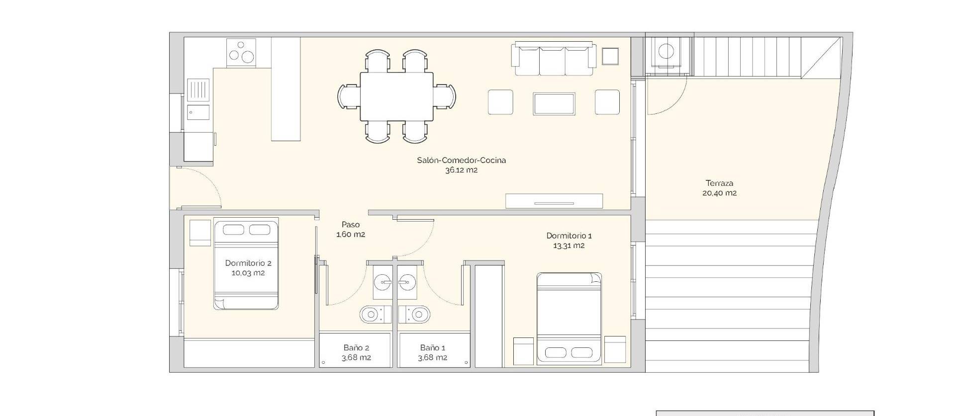 New Build - Apartment - Finestrat - Puig Campana Golf