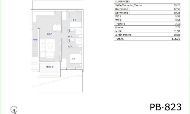 Nieuwbouw projecten - Bungalow - San Miguel de Salinas - Pueblo