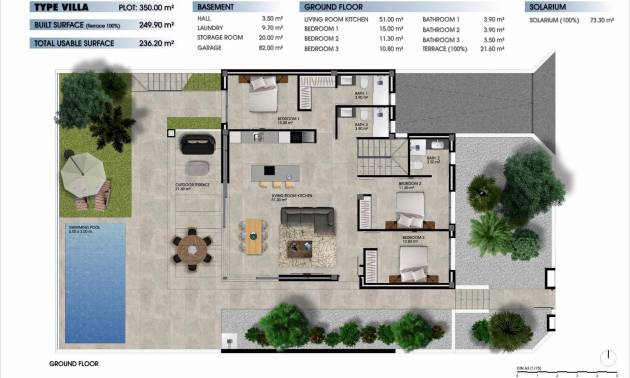 Nouvelle construction - Villa - Los Alcázares - La Serena Golf