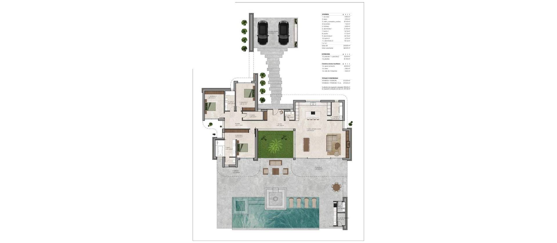 New Build - Villa - Pinoso - Lel