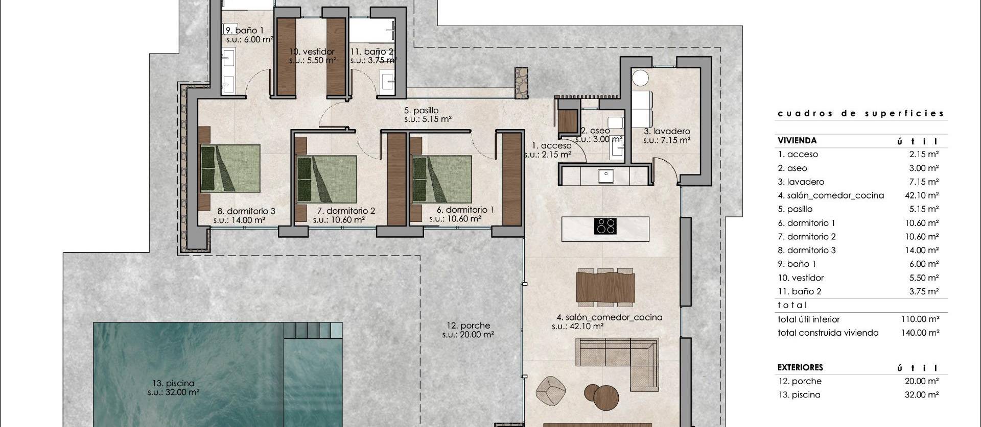 New Build - Villa - Pinoso - Lel