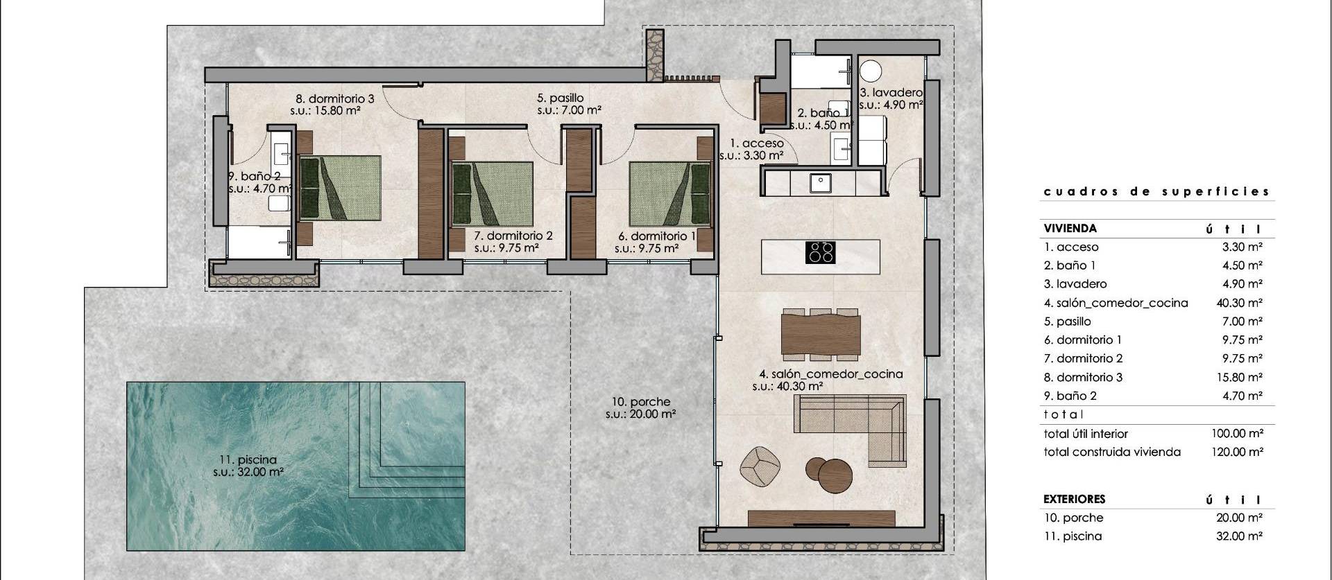 New Build - Villa - Pinoso - Lel
