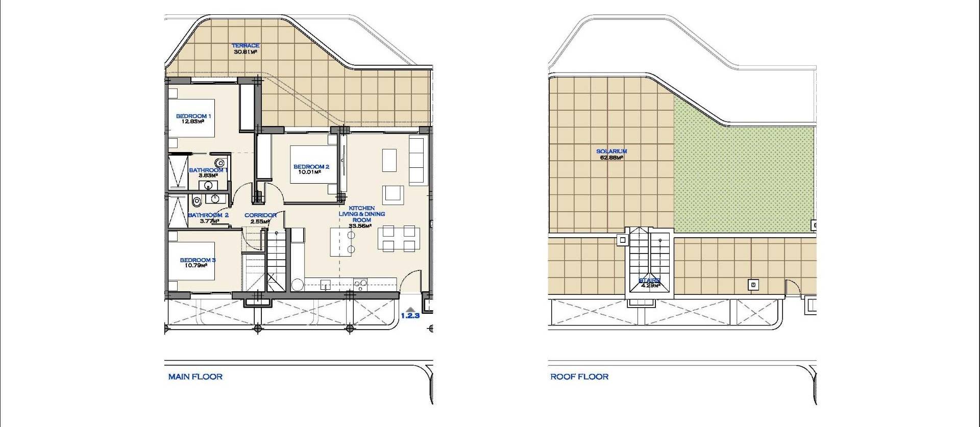 New Build - Apartment - Los Alcázares - Serena Golf