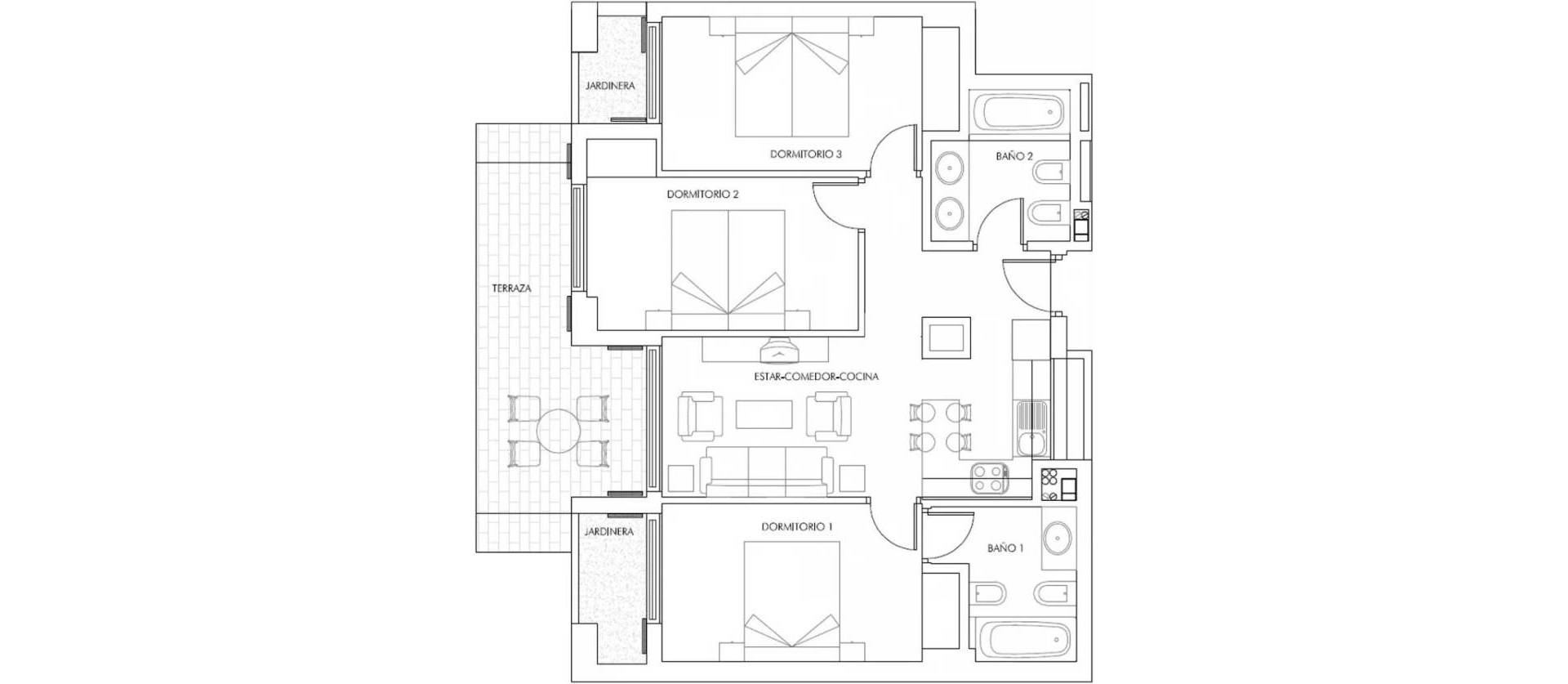 New Build - Apartment - Vera - Puerto del Rey