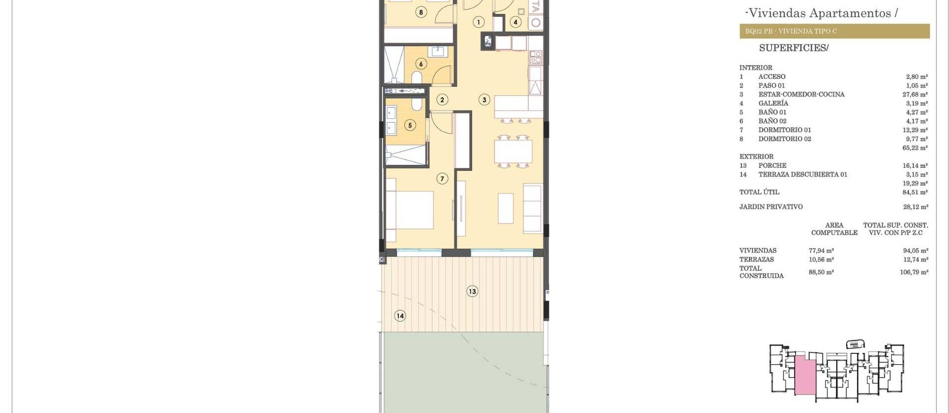 New Build - Apartment - Finestrat - Campana Garden