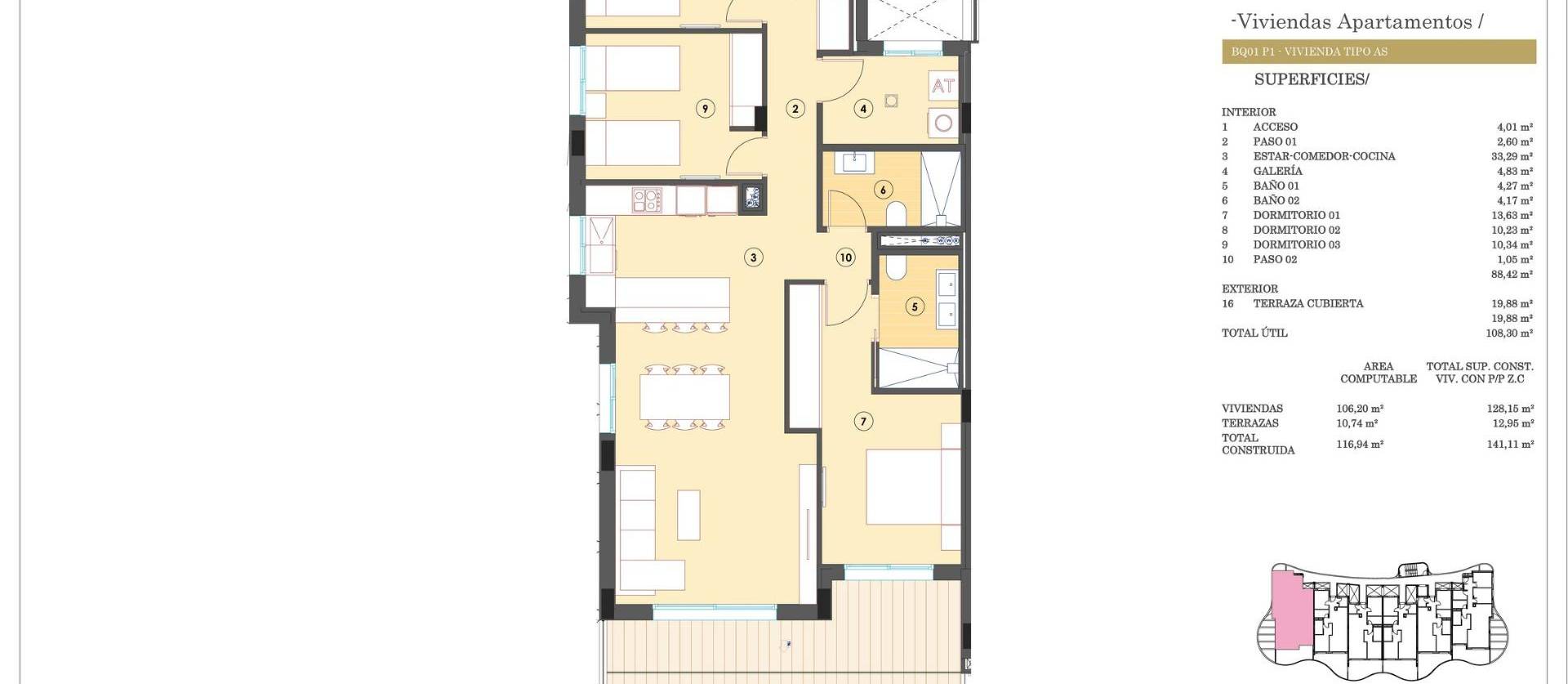 New Build - Apartment - Finestrat - Campana Garden