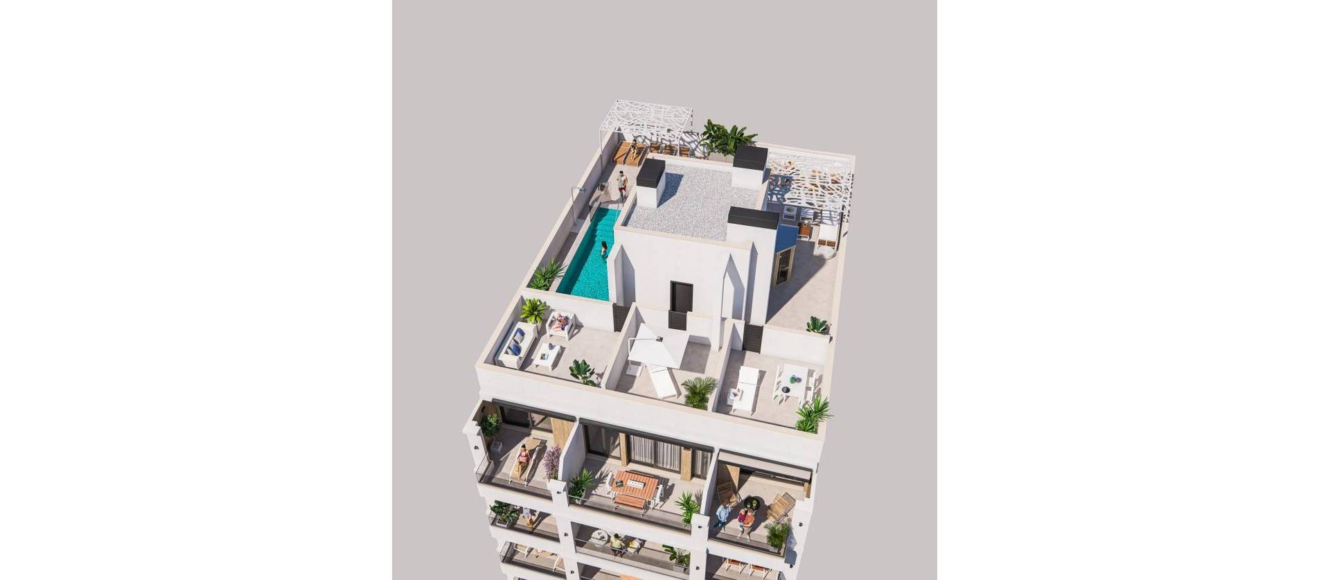 New Build - Apartment - Torrevieja - Playa de El Cura