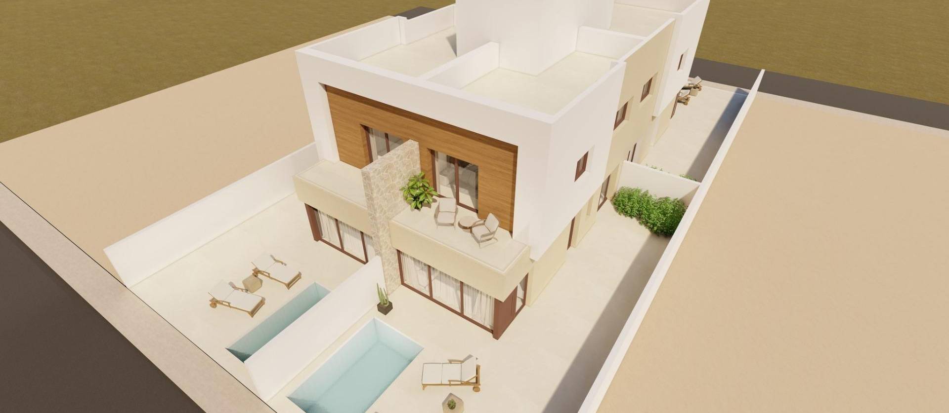 New Build - Semi Detached - San Javier - pueblo