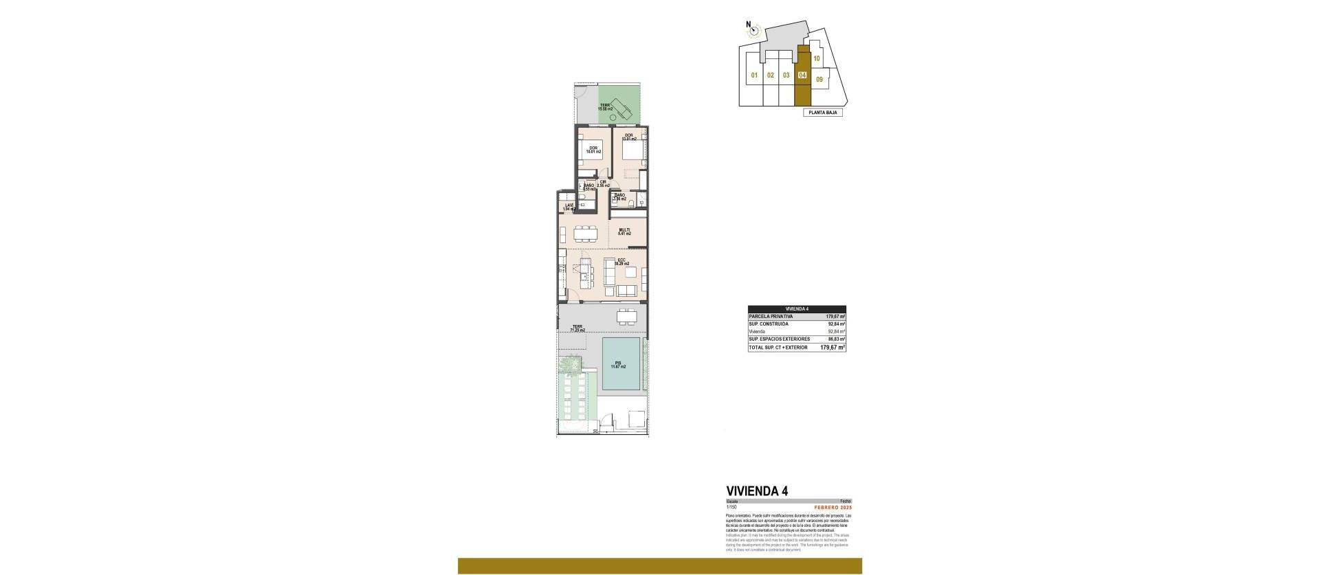 New Build - Bungalow - Pilar de la Horadada - parques de Andromeda