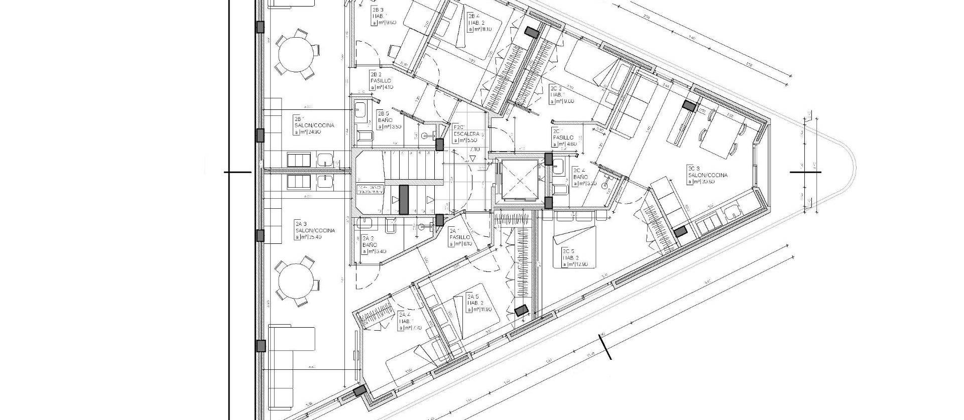 New Build - Apartment - Mazarron - pueblo