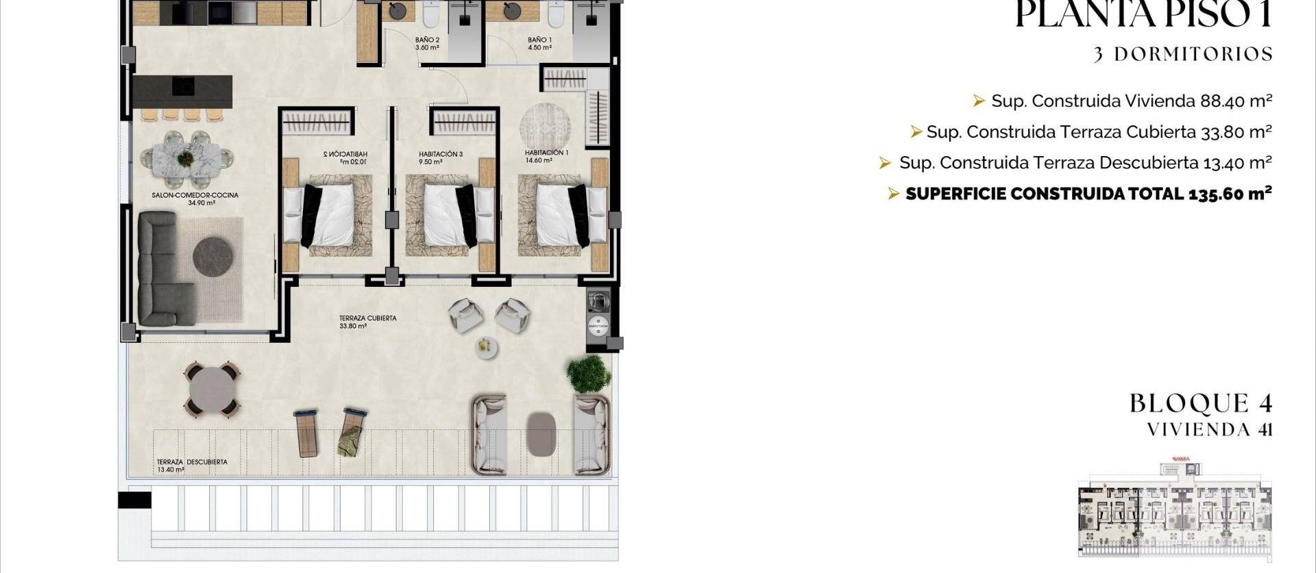 New Build - Apartment - Finestrat - Balcón de finestrat