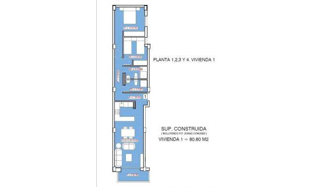 New Build - Apartment - Torrevieja - Playa El Acequión